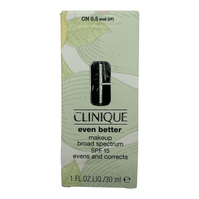 Clinique Even Better Makeup Broad Spectrum SPF 15 CN 0.5 Shell 1oz/30ml