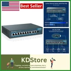 High-Speed 8 PoE+ Port Ethernet Switch with AI Smart Detection & QoS Management