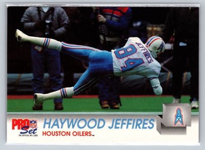 1992 Pro Set #512 Haywood Jeffires Houston Oilers