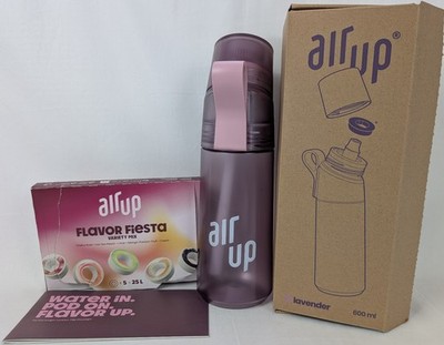 Air Up Lavendel 600 ml Trinkflasche mit Geschmack Fiesta 5er Pack Brandneu