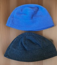 LL Bean Vintage Fleece Beanie Winter Hats Lot Of 2 Made in USA One Size Women’s