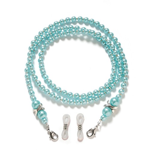 Pearl Beaded Eyeglass Chain Glasses Strap Holder Mask Lanyard Leash Necklace New - Picture 8 of 19