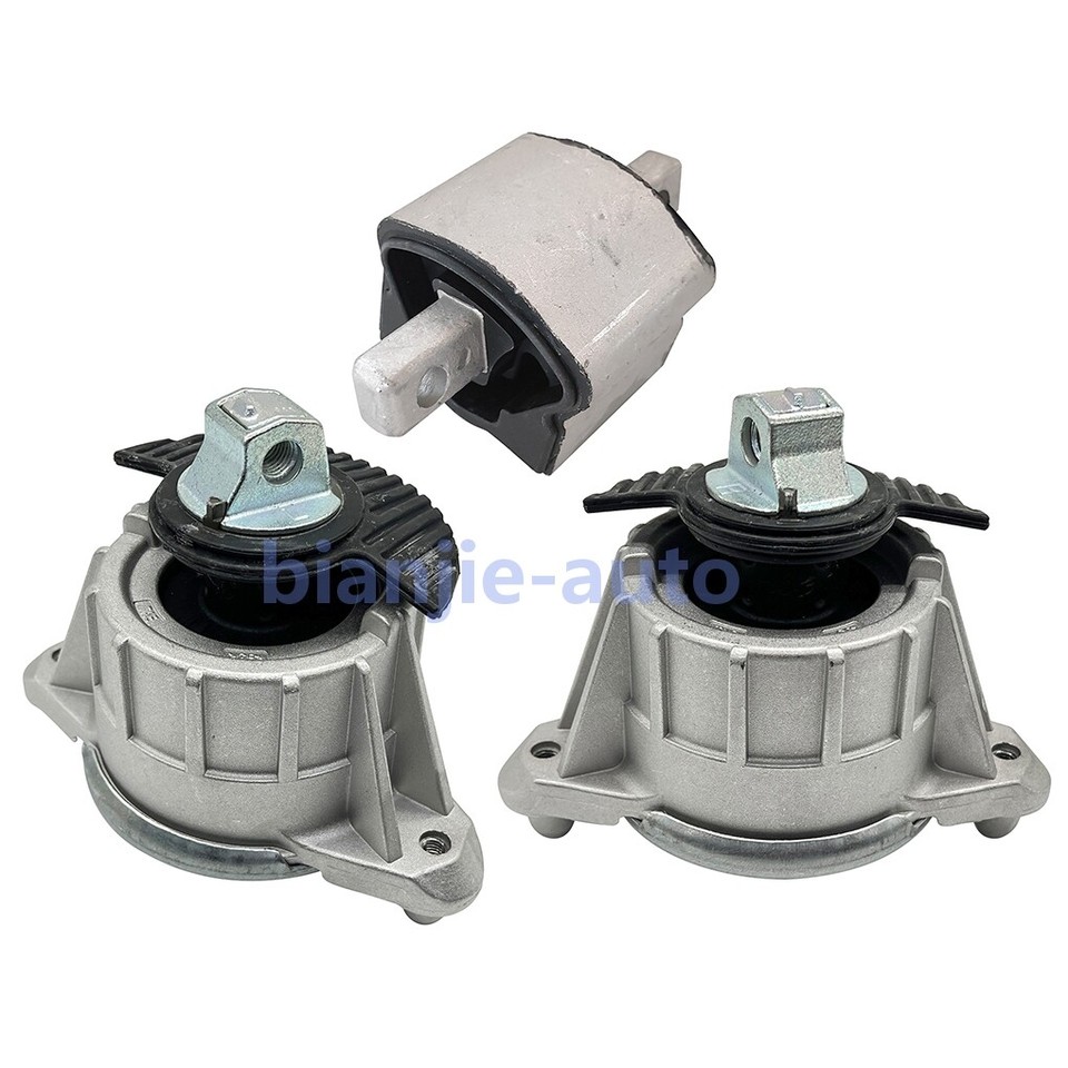 3PCS Engine & Transmission Mount Set L&R For Benz W212 W211 W202 W203