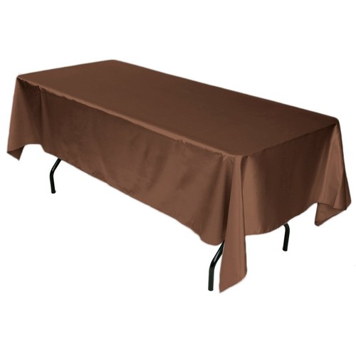 Tablecloth Satin Rectangular Seamless 60x102 Inch By Broward Linens - Picture 5 of 64