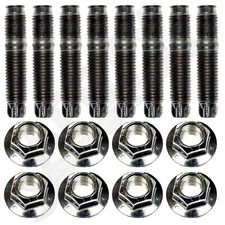 APDTY 161243 Exhaust Manifold Stud & Nut Hardware Kit (Set Of 8 Studs & Nuts)