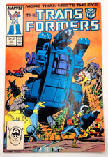 TRANSFORMERS #27 (1987) / FN- / TRYPTICON DINOBOTS MARVEL