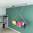 Ceiling Clothes Rack, Folding Upright Curtain, Foxydry Mini 150