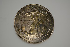 Coca Cola Soda Fountain Belt Buckle Atlanta Lewis Buckles Round Brass Coke Lady