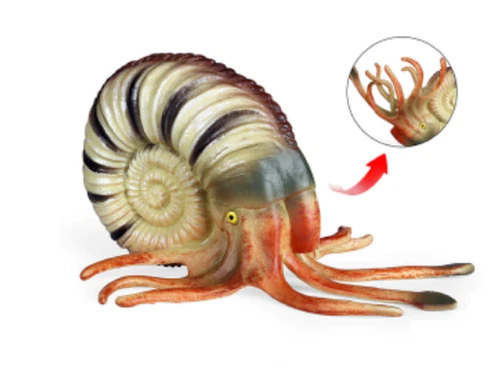 10cm Nautilus Fish PVC Toy Ocean Sea Animal Figure Kids Gift - Picture 1 of 2