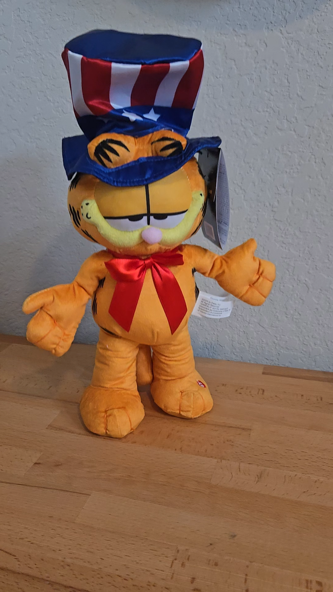 Gemmy GARFIELD Patriotic Animated Summer Shuffle 12
