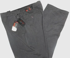 GREG NORMAN Performance Golf Pants Stretch Classic Fit Flex Waistband Mid Grey