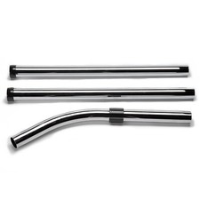 3 Pack - 32mm Chrome Vacuum Tube Pipe Rod Set For Henry, Hetty, Numatic Vacuums