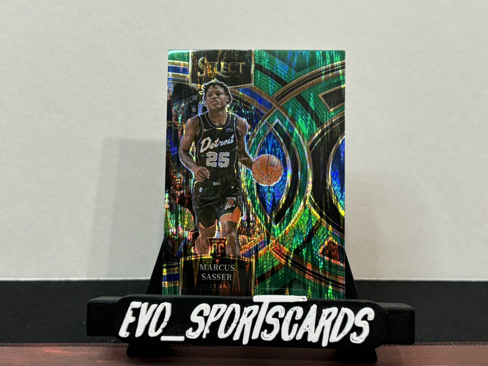 2023-24 Select Green Shock Premier #114 Marcus Sasser  - Detroit Pistons