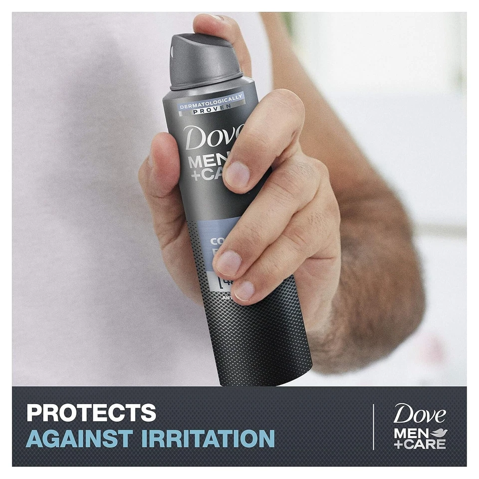 6 Pk Dove Men+Care Cool Fresh Dry Spray Antiperspirant Deodorant 8.45oz / 250ML - Image 3 of 4