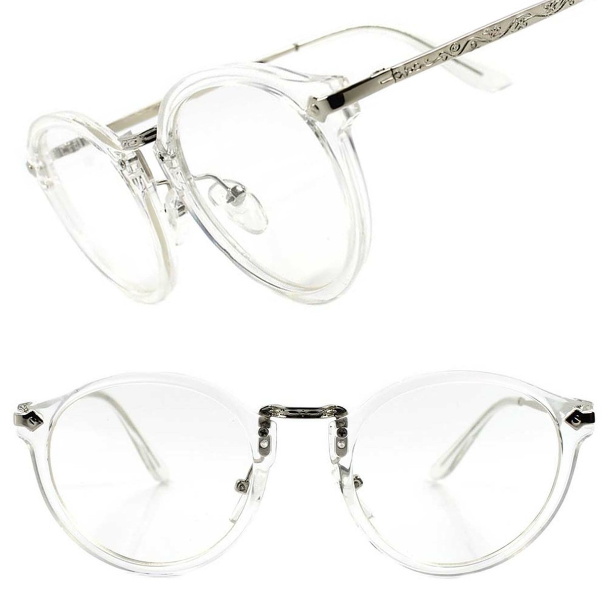 Indie Classic Vintage Retro Fashion Stylish Transparent Round