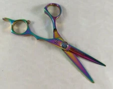 Vantage Shears Scissors Haircutting RS 55 Japanese Stainless Steel Pink Case