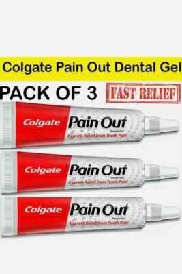  Colgate Pain Out Zahnschmerzen Zahnfleischschmerzen Zahnpflege Gel Nelkenöl Eugenol 10g