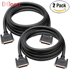 2-PACK Hosa DBD-301.5 DB25 Male to DB25 Male ...