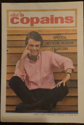 AFFICHE POSTER: Claude FRANCOIS et DAVE Octobre 1978 du Magazine PODIUM