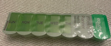 Equate Dose Weekly Classic Pill Planner Medication Organizer - New