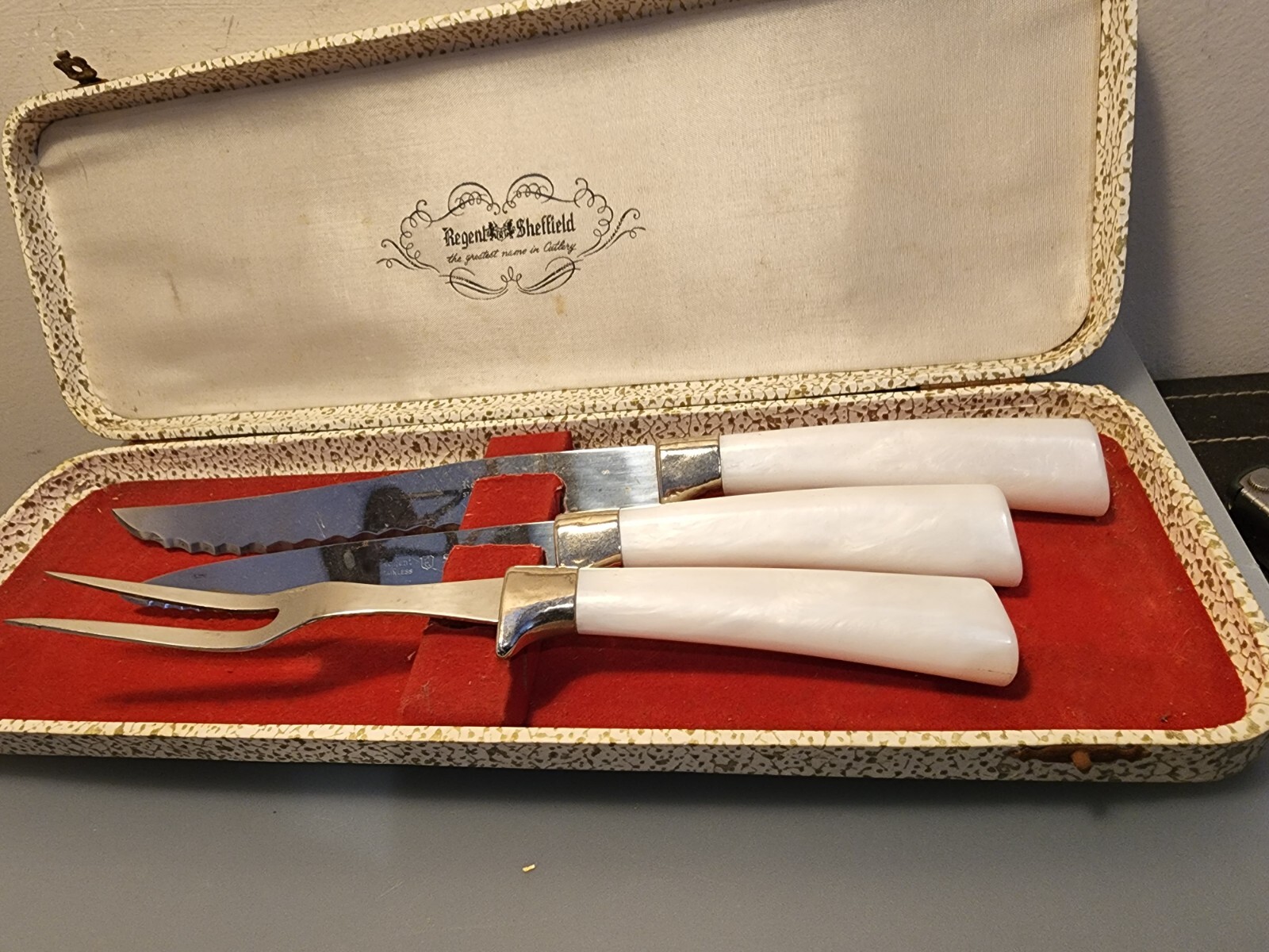 Vintage Carving Set Regent Sheffield Original Box 1960's eBay