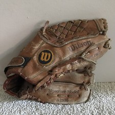 Wilson A2330 Signature Model Ron Guidry Snap Action Leather Baseball Glove RHT