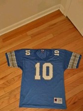 Charlie Batch Detroit Lions NFL Vintage Champion Jersey Youth L (14/16)