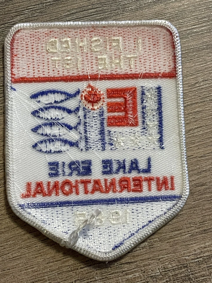 Vintage I Fished The First Lake Erie International 1985 Patch - Image 2 of 4