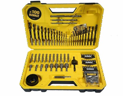 dewalt extreme 100 piece mixed drill bit set