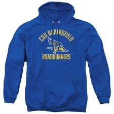 Cal State Bakersfield Adult Pullover Hoodie Roadrunners Logo, Royal Blue, S-3XL