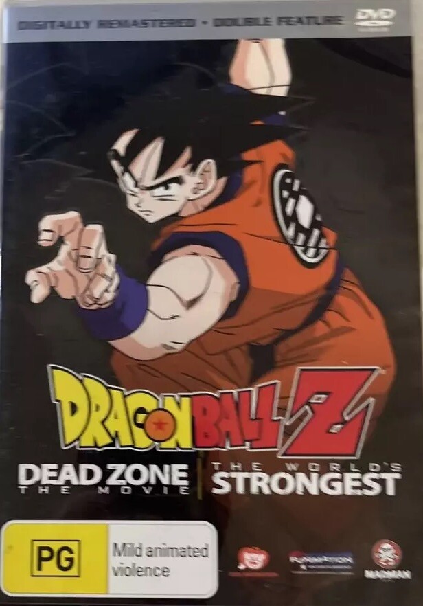 Dragon Ball Z Dead Zone & World's Strongest DVD 1989 Anime Movie New