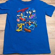 Disney Crushing It T-Shirt Blue L 10/12