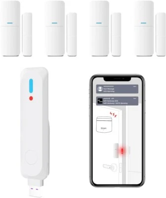 Wireless WiFi 120db Host w/ Alexa Home Burglar Security Alarm System AGSHome US