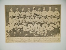 Slim Sallee Jimmy Ring Dolf Luque Jake Daubert 1919 Reds 1961 Team Picture