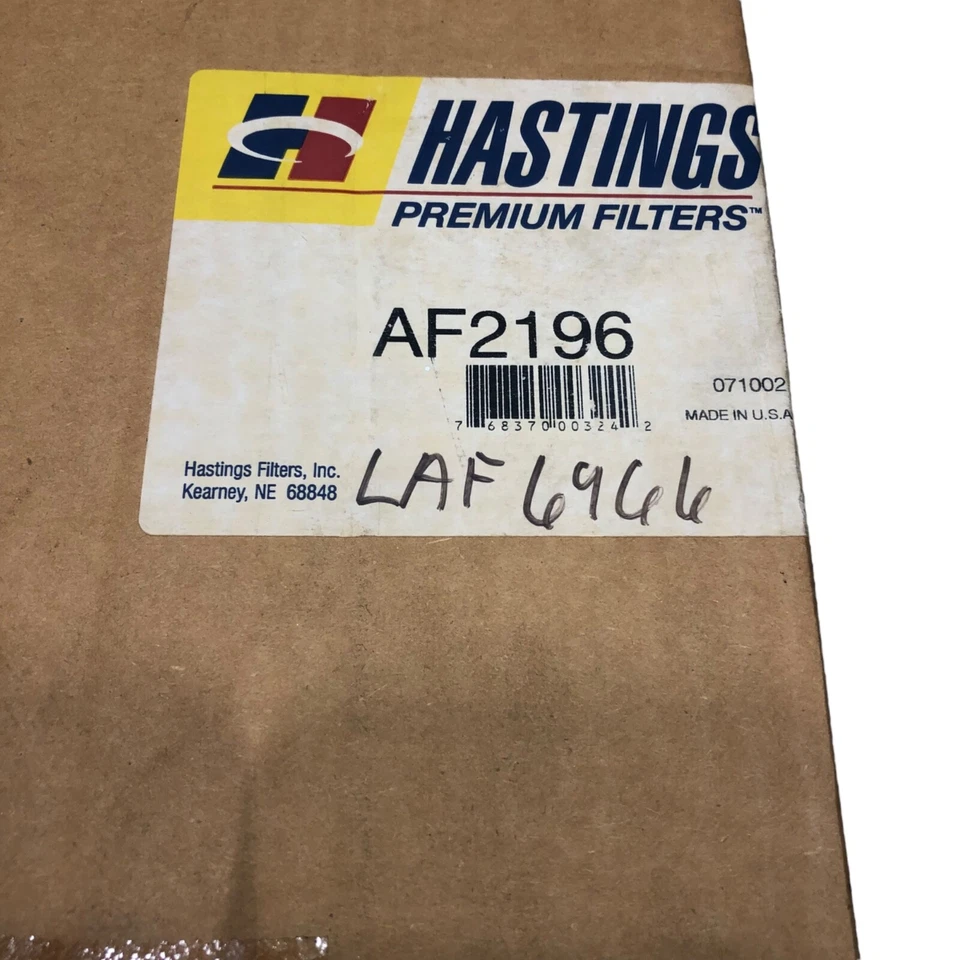 Filtro de aire Hastings para Select 80-98 Ford F600 700 800 F7000 con motor de gasolina V8 Foto 4 de 4