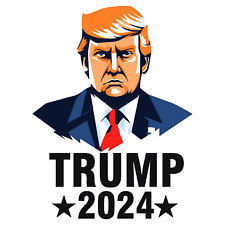 DONALD TRUMP 2024 Design Metal Sign
