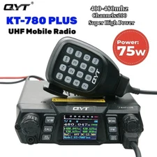 QYT KT-780PLUS UHF 400-480MHz 75W Long Distance High Power Mobile Radio