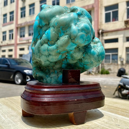 4.6LB Arizona turquoise turquoise coarse mineral specimen base - 第 7/14 張圖片