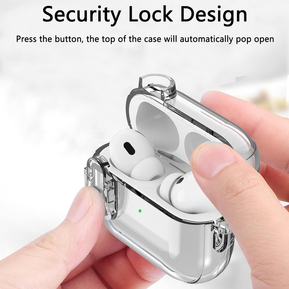 Fr AirPods 4 (2024)/AirPods Pro Full Body Clear Case with