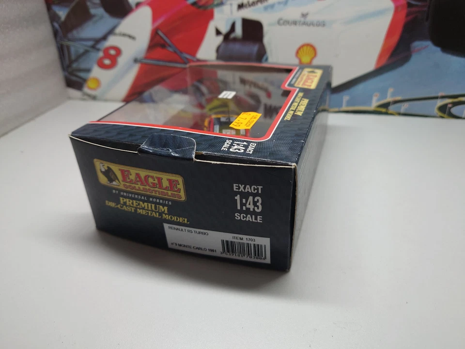 UH / EAGLE RACE - RENAULT R5 TURBO - РАЛЛИ MONTE CARLO 1981 - МАСШТАБ 1/43 МОДЕЛЬ - Изображение 2 из 4