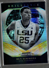 2021-22 Prizm Draft Picks Brilliance Prizms Hyper #15 Ben Simmons