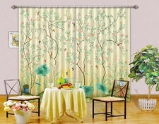3D Flower Branch ZHUA1900 Photo Curtain Window Blockout Fabric Amy 2023