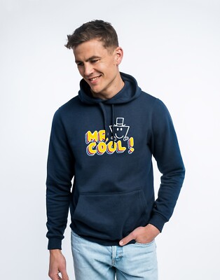Pulli mit Kapuze Herren. Kapuzenpullover Blau Farbe Marine, Mr Cool