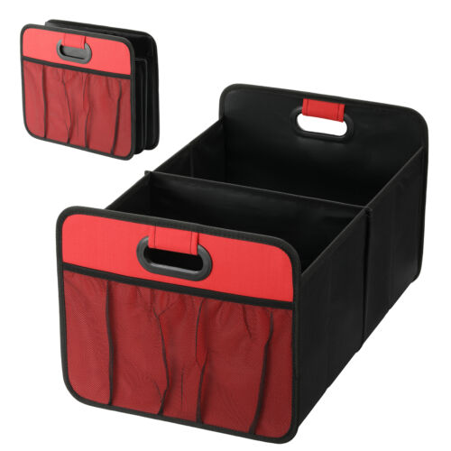 Car Trunk Organizer Multi Compartments Collapsible Trunk Storage Waterproof - Picture 3 of 21