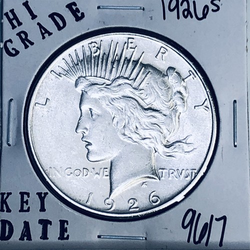 1926 S PEACE SILVER DOLLAR HI GRADE GENUINE U.S. MINT RARE KEY COIN 9617
