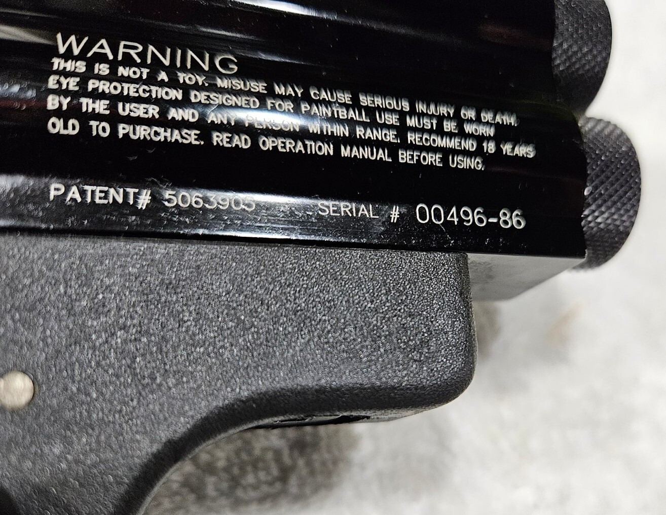 OLD SCHOOL IOB ACI GRIFFIN Paintball Gun Mini Sub Zero Expansion