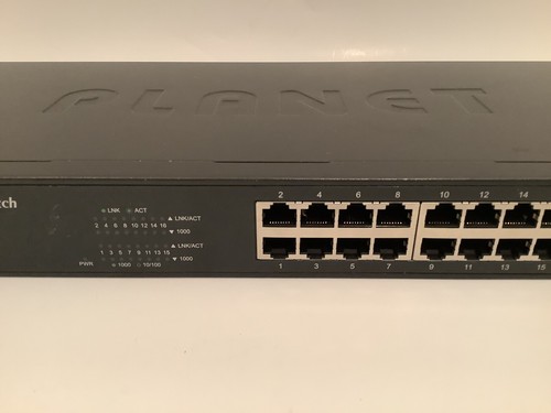PLANET GSW-1601 16 PORT GIGABIT ETHERNET SWITCH - Picture 4 of 9