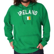 Ireland Country Flag International Travel Hoodie Hooded Sweatshirt Men Women