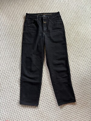Girbaud Denim Jeans Black Marithe Francois 90's Vintage Women