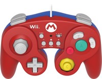 Hori Battle Game Fight Pad W/ Turbo For Super Smash Bros. Nintendo Wii U - Mario Hori Battle Game Fight Pad W/ Turbo For Super Smash Bros. Nintendo Wii U - Mario